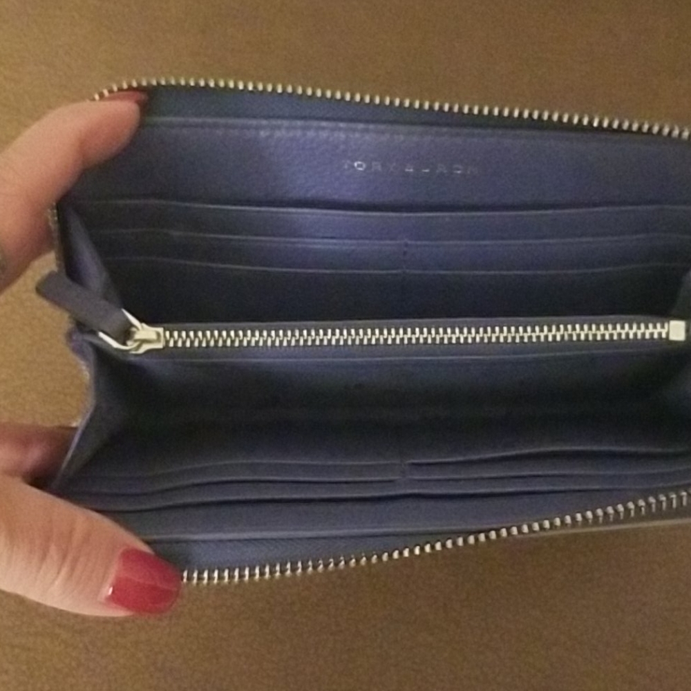 Silver Tory Burch Wallet - Picture 8 of 10